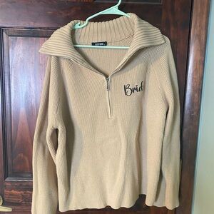 Women's Tan Sweater